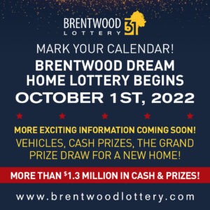 Brentwood Lottery begins Oct 1, 2022