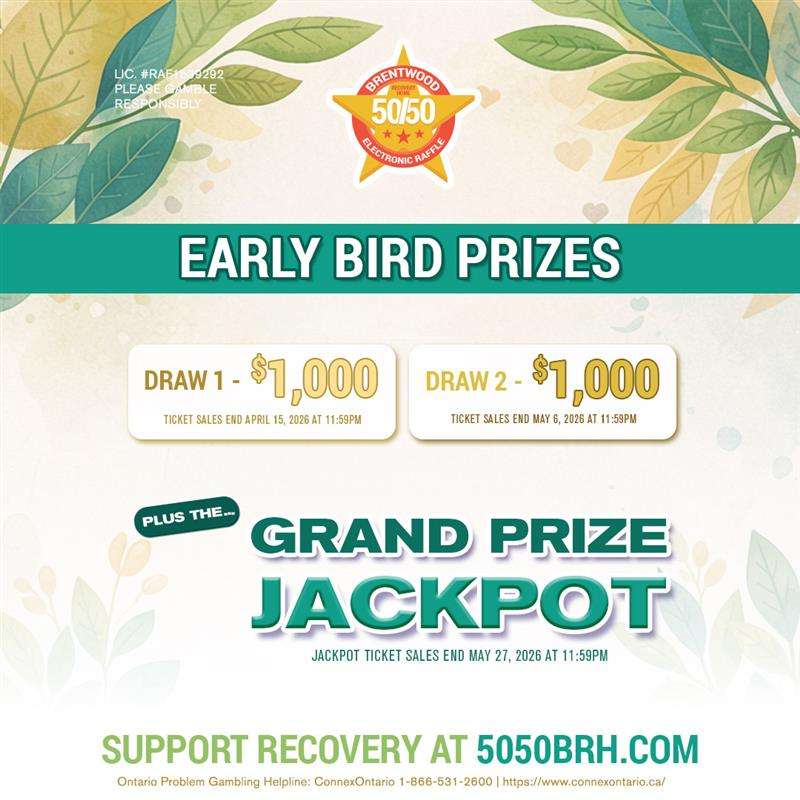 Brentwood Lottery 50/50